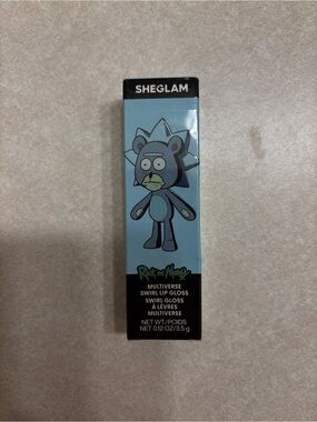 SheGlam Rick and Morty ADULT SWIM multiverse swirl lip gloss NWT SEALED